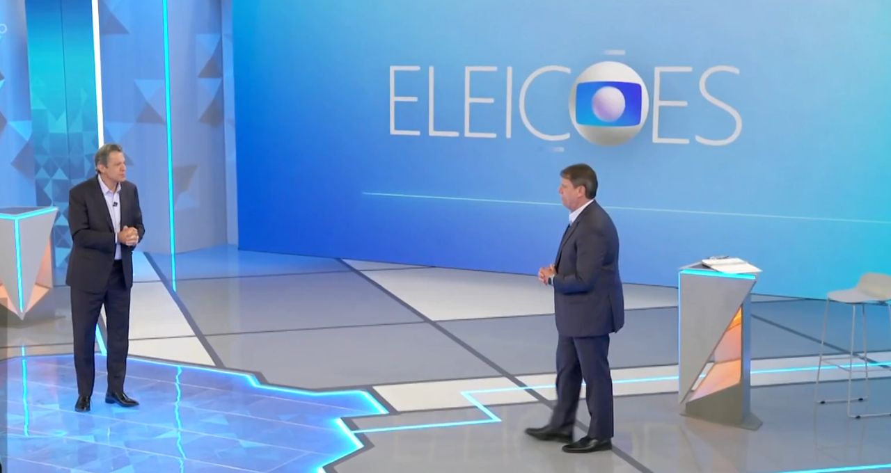 Haddad vs Tarcísio: Casas Bahia (BHIA3) vira tema em debate na Globo; ‘deve administrar muito mal’