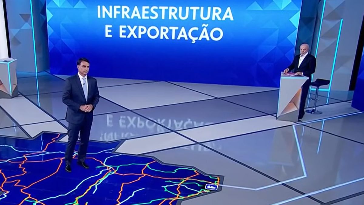 Em bloco da ‘desculpa’, Lula e Flávio Bolsonaro duelam sobre dívida pública, juros e SUS; candidatos divergem sobre papel do Estado