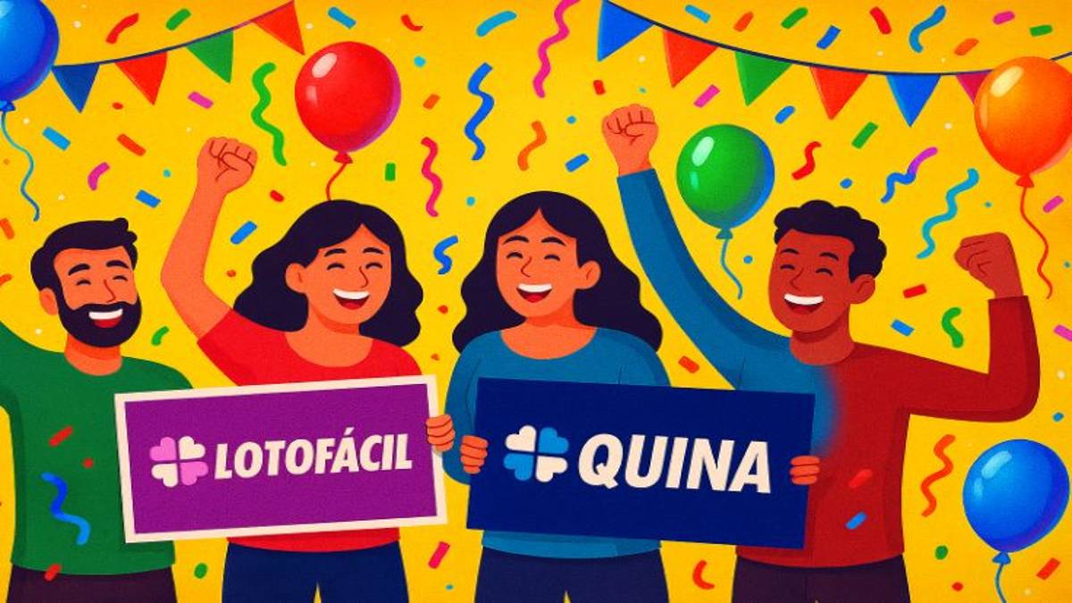 Bolão na Quina 7085 e aposta simples na Lotofácil 3755 resultam em 6 novos milionários em Minas Gerais; Mega-Sena 3041 acumula com repetição improvável