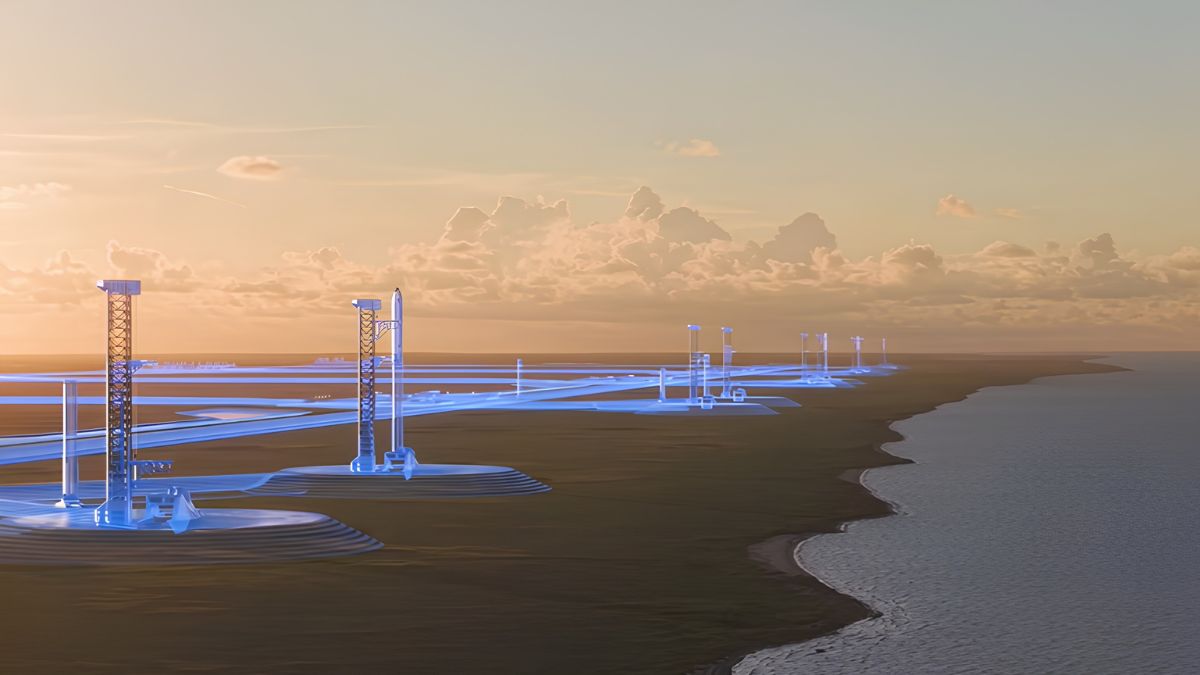 Área equivalente a um terço do território da cidade de São Paulo terá porto, fábrica de combustível e até aeroporto: como vai ser a nova base espacial de US$ 100 bilhões da SpaceX